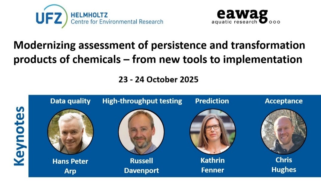Keynote Speakers_Workshop Modernizing assessment of persistence and transformation products of chemicals